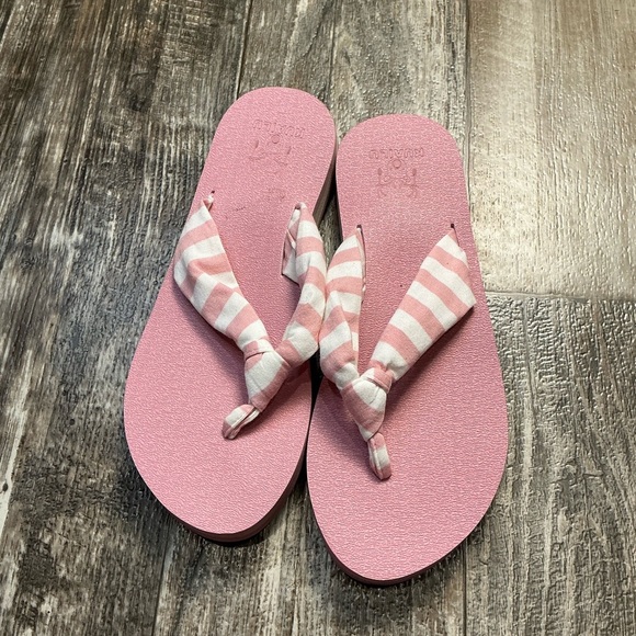 Pink Striped Women's Sandals Size 8.5 - Picture 12 of 12